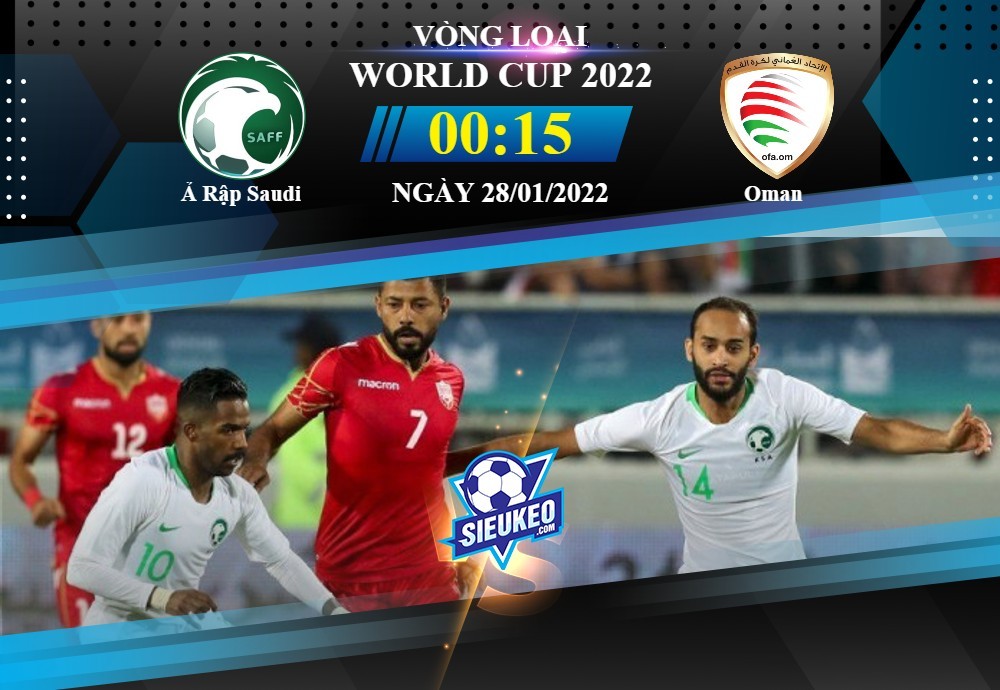 Soi kèo bóng đá Ả Rập Saudi vs Oman 00h15 ngày 28/01/2022: Đẳng cấp Đại Bàng Xanh