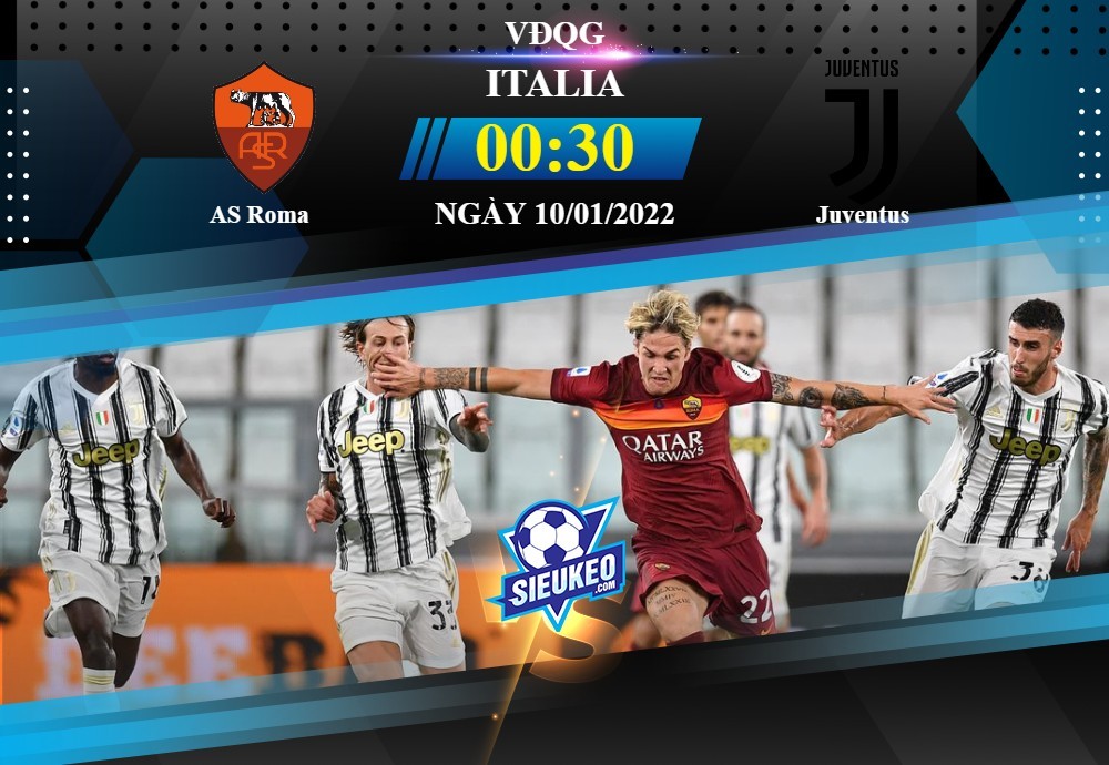 Soi kèo bóng đá AS Roma vs Juventus 00h30 ngày 10/01/2022: Đẳng cấp lên tiếng