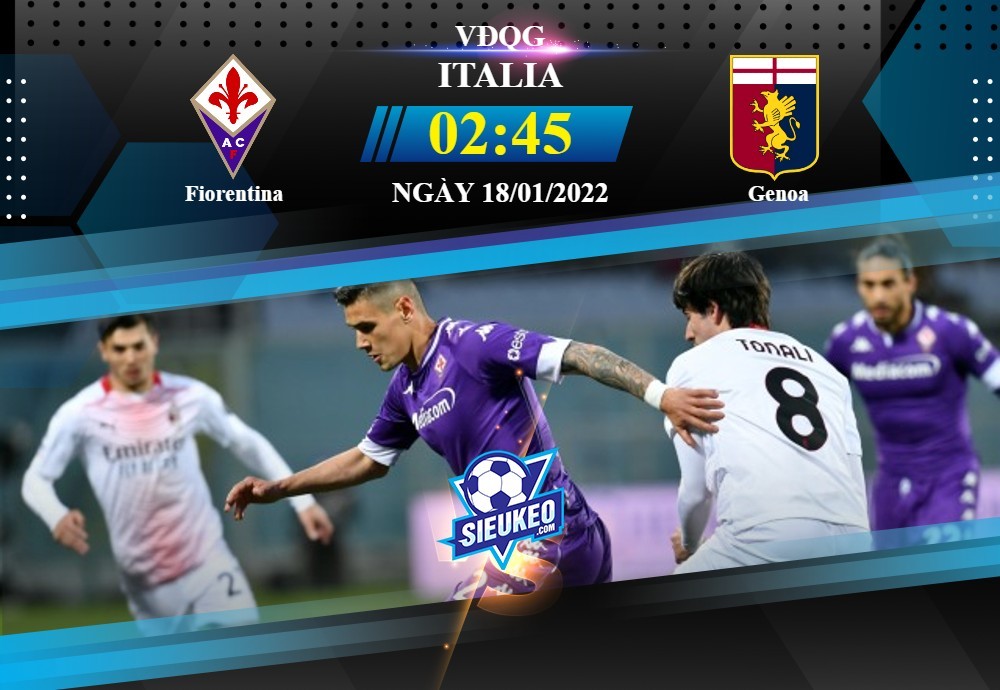 Soi kèo bóng đá Fiorentina vs Genoa 02h45 ngày 18/01/2022: Ngày của hàng công