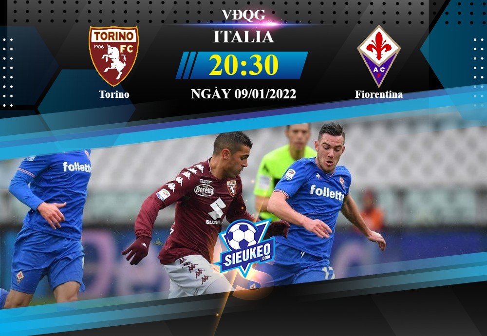 Soi kèo bóng đá Torino vs Fiorentina 20h30 ngày 09/01/2022: 1 điểm chia đều