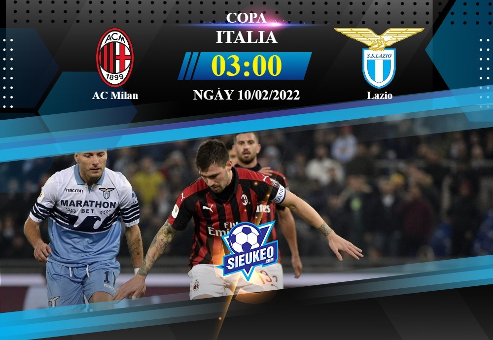 Soi kèo bóng đá AC Milan vs Lazio 03h00 ngày 10/02/2022: Tiếp đà hưng phấn