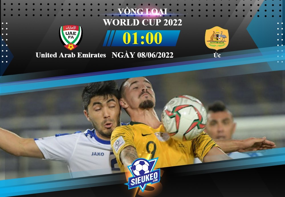 Soi kèo bóng đá UAE vs Australia 01h00 ngày 08/06/2022: Bản lĩnh ông lớn