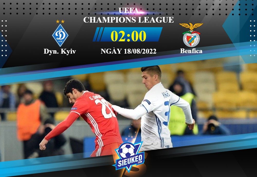 Soi kèo bóng đá Dynamo Kyiv vs Benfica 02h00 ngày 18/08/2022: Khó cho Kyiv