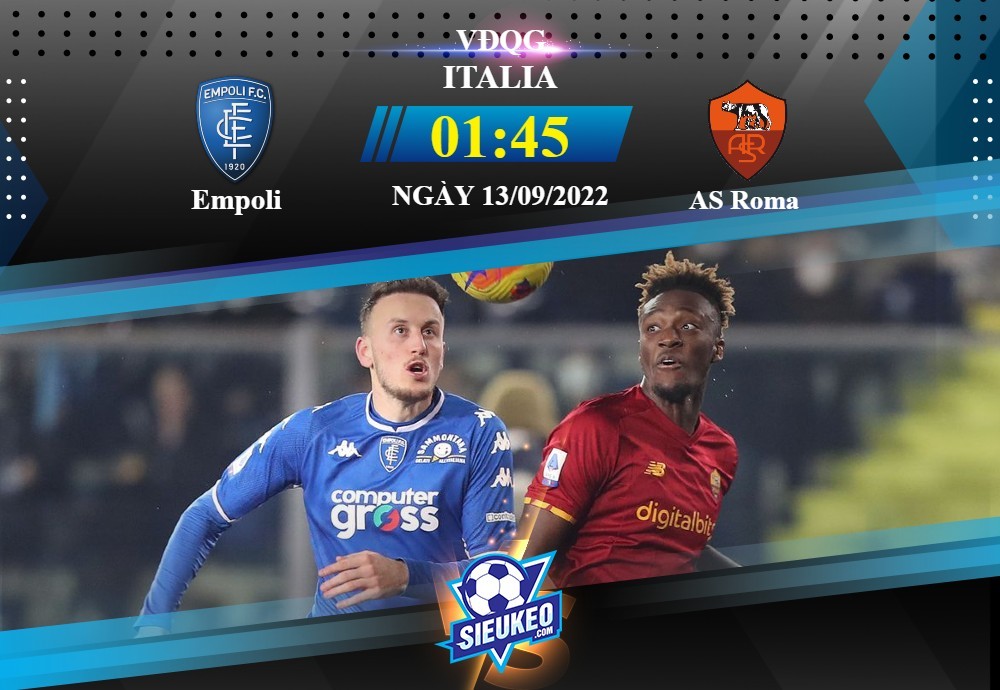 Soi kèo bóng đá Empoli vs AS Roma 01h45 ngày 13/09/2022: Sự thực dụng của Mourinho